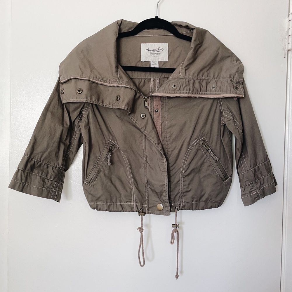 American Rag cropped utility jacket